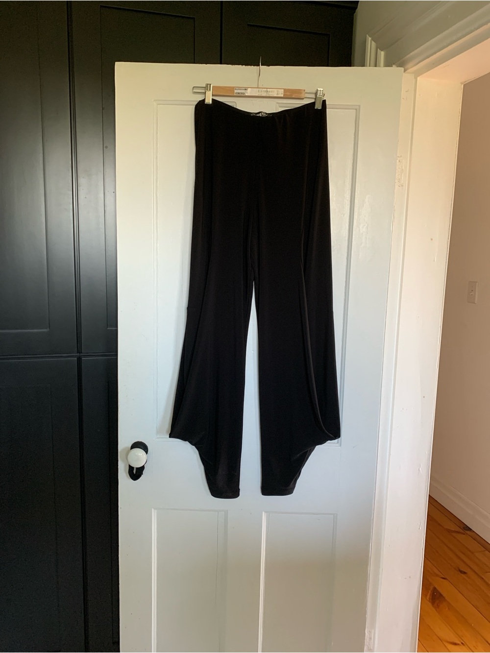Sympli Women's Black Wide-Leg Pants